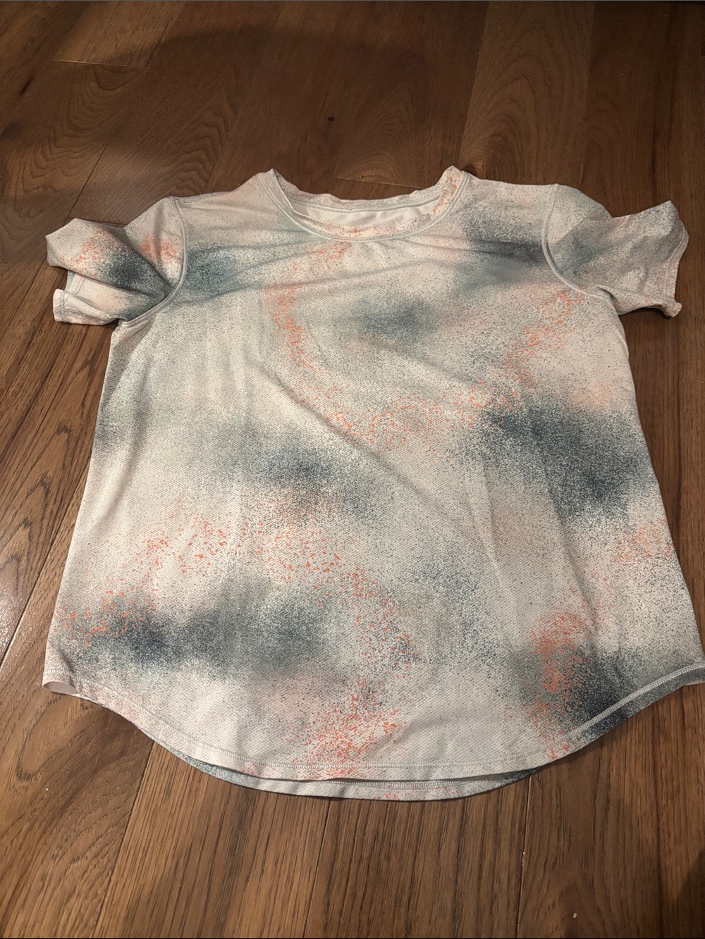 lululemon athletica Short Sleeve Tee in Cream, Black & Coral